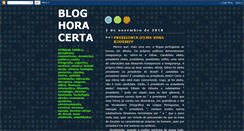 Desktop Screenshot of bloghoracerta.blogspot.com