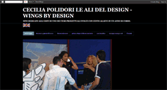 Desktop Screenshot of ceciliapolidori-ali-del-design.blogspot.com