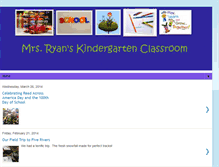 Tablet Screenshot of mrsryanskindergartenclassroom.blogspot.com