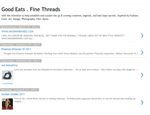 Tablet Screenshot of goodeatsfinethreads.blogspot.com