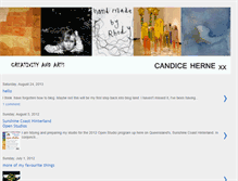 Tablet Screenshot of candiceherne.blogspot.com