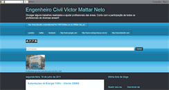 Desktop Screenshot of engenheirovictormattarneto.blogspot.com