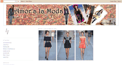 Desktop Screenshot of amorealamoda.blogspot.com