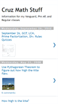 Mobile Screenshot of cruzmath.blogspot.com