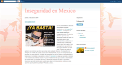 Desktop Screenshot of inseguidadflorencia2011.blogspot.com