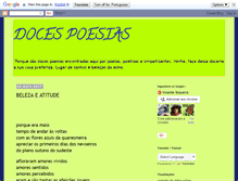 Tablet Screenshot of docespoesias.blogspot.com