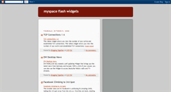 Desktop Screenshot of myspace-flash-widgets.blogspot.com