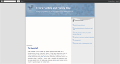 Desktop Screenshot of hunting-fishing-fred.blogspot.com