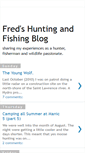 Mobile Screenshot of hunting-fishing-fred.blogspot.com