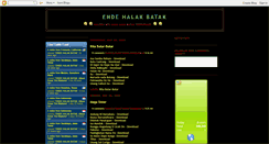 Desktop Screenshot of batak-mp3.blogspot.com