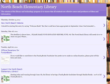 Tablet Screenshot of northbeachlibrary.blogspot.com