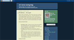 Desktop Screenshot of eishorseracingblog.blogspot.com