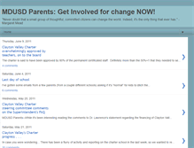 Tablet Screenshot of mdusdparents.blogspot.com