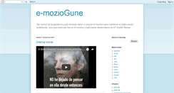 Desktop Screenshot of emoziogune.blogspot.com