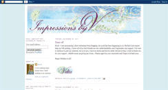 Desktop Screenshot of impressionsbyv.blogspot.com