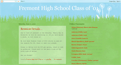 Desktop Screenshot of fremontclassof01.blogspot.com