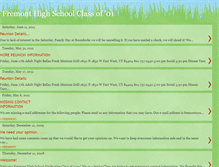 Tablet Screenshot of fremontclassof01.blogspot.com