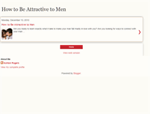Tablet Screenshot of howtobeattractivetomen.blogspot.com