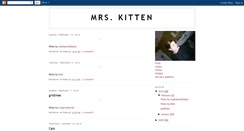 Desktop Screenshot of mrskitten.blogspot.com