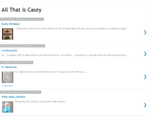 Tablet Screenshot of allthatiscasey.blogspot.com