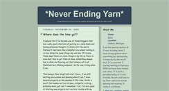 Desktop Screenshot of neverendingyarn.blogspot.com