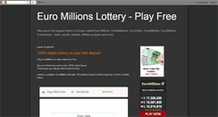 Desktop Screenshot of euro-millions-millionen.blogspot.com