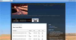 Desktop Screenshot of mutual-fund-india.blogspot.com