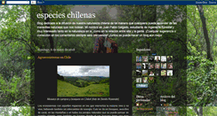 Desktop Screenshot of especieschilenas.blogspot.com