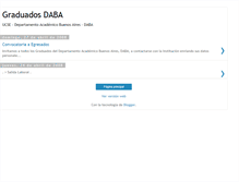 Tablet Screenshot of egresados-daba.blogspot.com