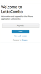 Mobile Screenshot of lottocombo.blogspot.com