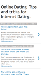 Mobile Screenshot of internet-dating-tips.blogspot.com