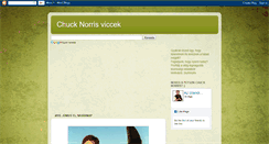 Desktop Screenshot of chucknorris-viccek.blogspot.com