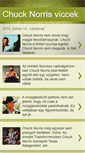 Mobile Screenshot of chucknorris-viccek.blogspot.com