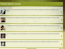 Tablet Screenshot of chucknorris-viccek.blogspot.com