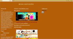 Desktop Screenshot of blogdifusion.blogspot.com