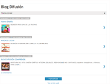 Tablet Screenshot of blogdifusion.blogspot.com