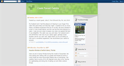 Desktop Screenshot of cookforestcabins.blogspot.com