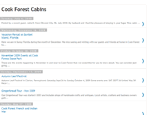 Tablet Screenshot of cookforestcabins.blogspot.com