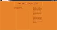 Desktop Screenshot of gospelofthestone.blogspot.com