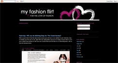 Desktop Screenshot of myfashionflirt.blogspot.com