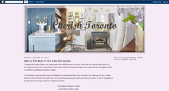 Desktop Screenshot of cherishtoronto.blogspot.com