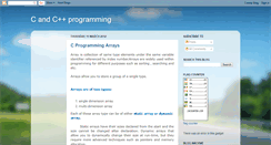 Desktop Screenshot of cprogramminginfo.blogspot.com
