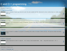 Tablet Screenshot of cprogramminginfo.blogspot.com