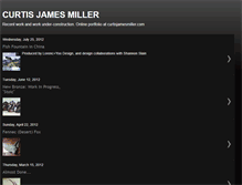 Tablet Screenshot of curtisjamesmiller.blogspot.com