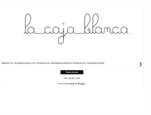 Tablet Screenshot of boutiquelacajablanca.blogspot.com