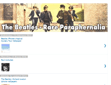 Tablet Screenshot of beatles-paraphernalia.blogspot.com