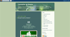 Desktop Screenshot of immobilier-panama.blogspot.com