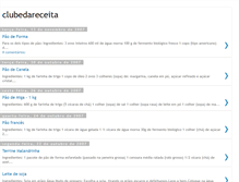Tablet Screenshot of clubedareceita.blogspot.com