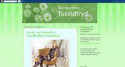 Desktop Screenshot of gaardbutikken-tusindfryd.blogspot.com