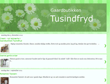 Tablet Screenshot of gaardbutikken-tusindfryd.blogspot.com